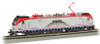 Siemens ACS-64 Electric - DCC and Sound -- Amtrak #642 (Veterans Salute Scheme; silver, red, white, blue)