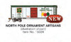 HO 40' PS-1 Boxcar NORTH POLE ORNAMENT ARTISANS