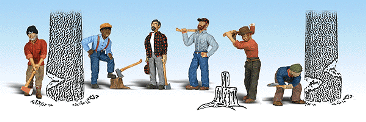 Lumberjacks - Scenic Accents(R) -- pkg(6)