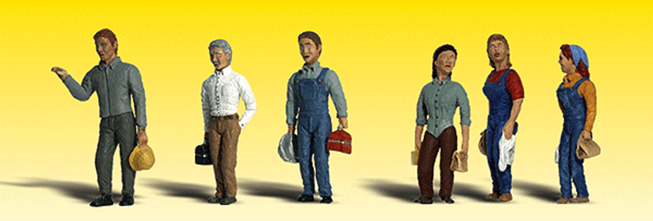Scenic Accents(R) Figures -- Second Shift Workers pkg(6)