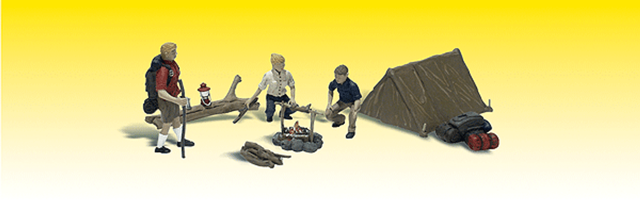 Scenic Accents(R) Figures -- Campers & Accessories pkg(8)