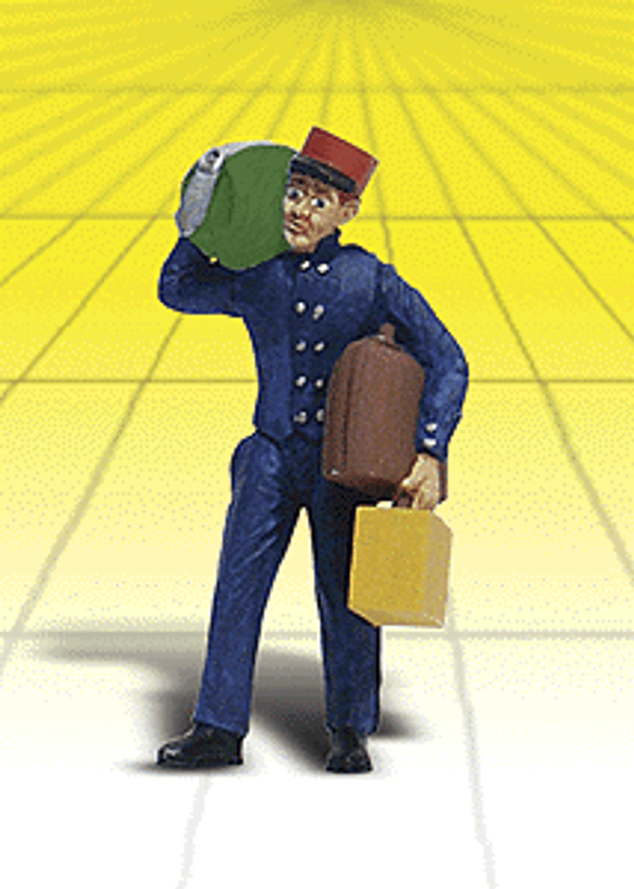Scenic Accents(R) Figures -- Baggage Porter