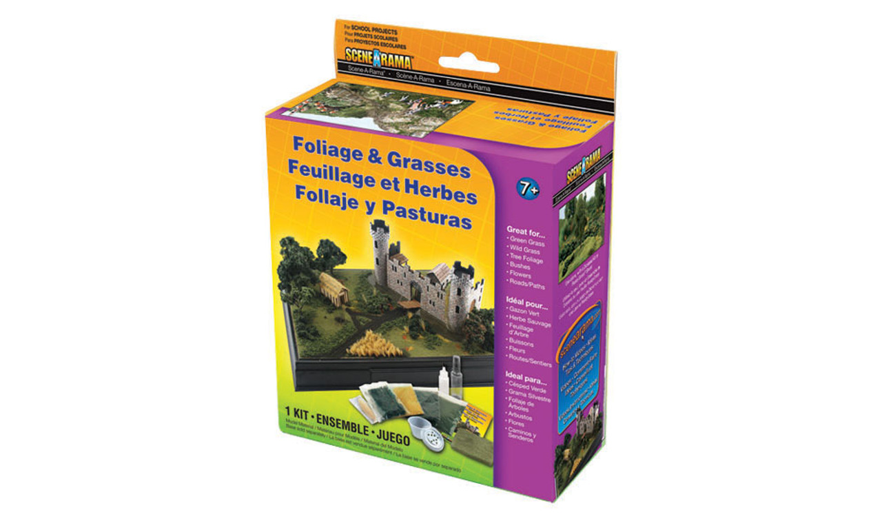 Scene-A-Rama(TM) Diorama Add-On Kits -- Foliage & Grasses