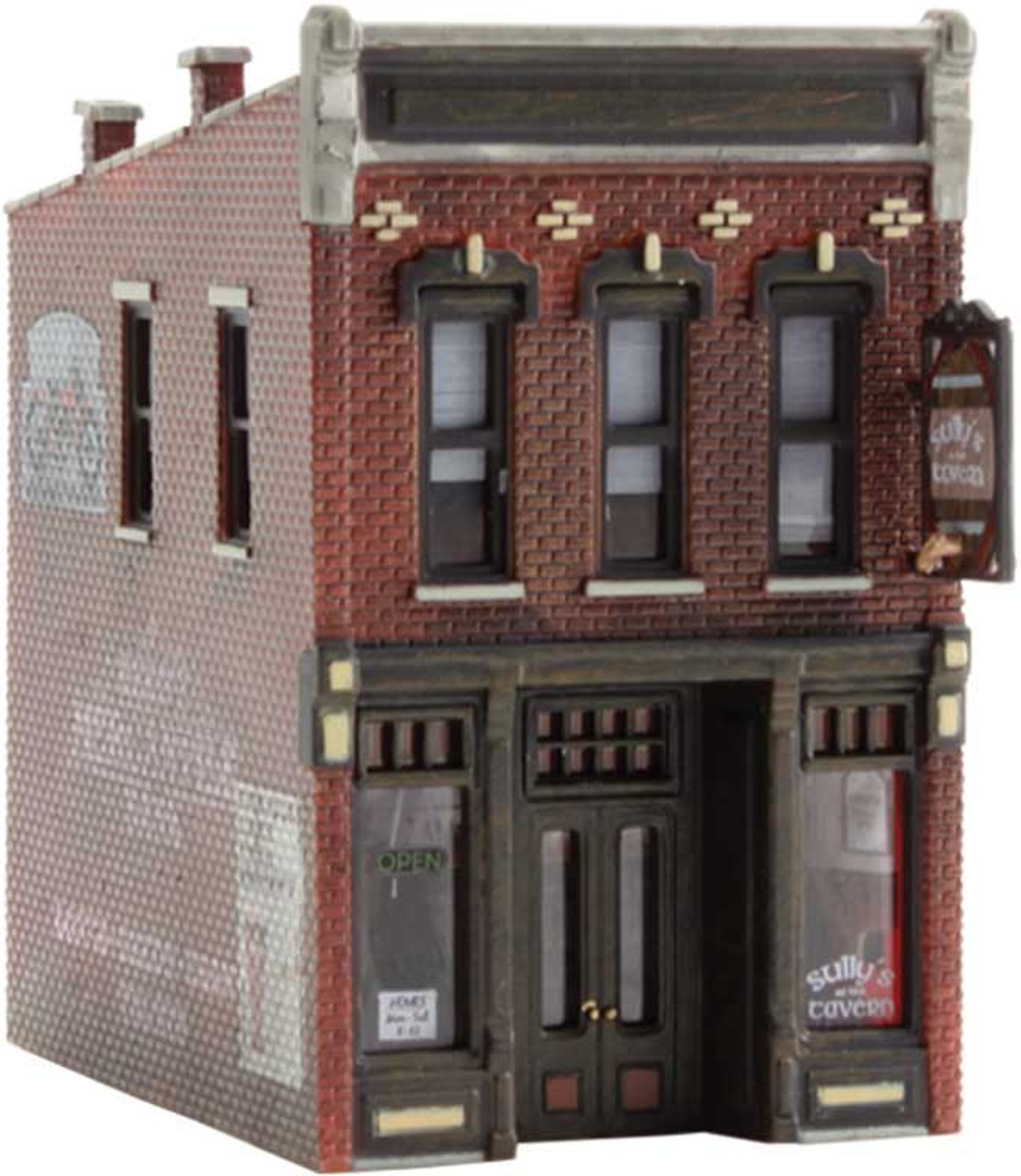 Built & Ready(R) Landmark Structures(R) - Assembled -- Sully's Tavern 1 1/2 x 2 1/4&quot;  3.81 x 5.71 cm