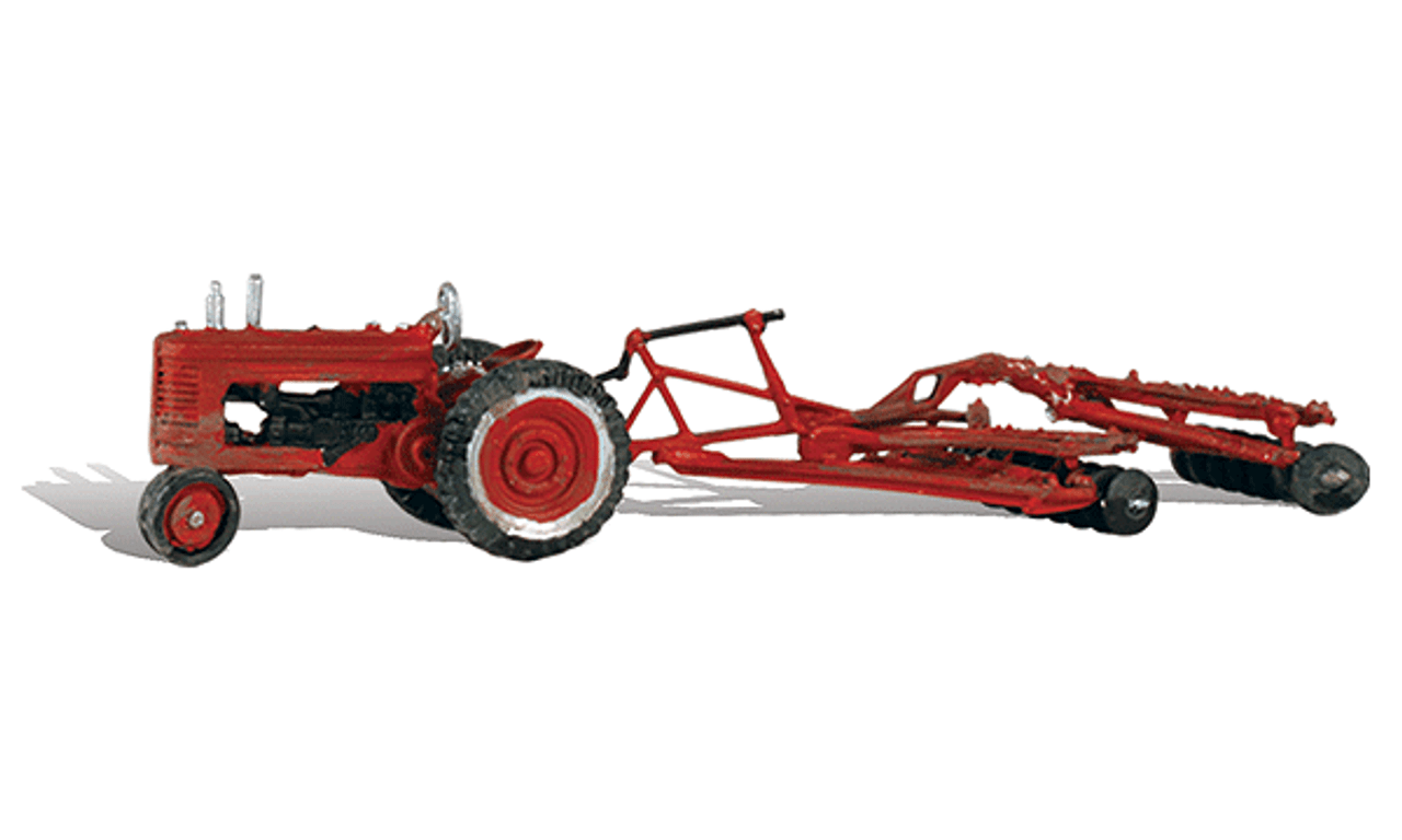 Farm Tractor & Disc - Assembled - AutoScenes(R)