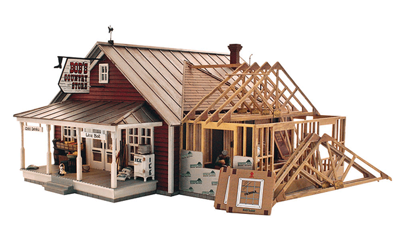 Country Store Expansion - Landmark Structures(R) -- Kit - 13-1/8 x 11&quot;  33.3 x 27.9cm