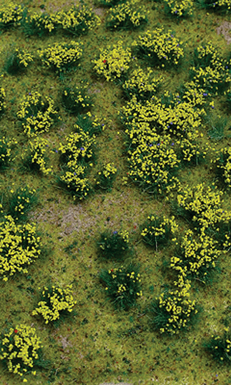 Flowering Meadow Mat - 5 x 7&quot;  12.7 x 17.8cm Sheet -- Yellow