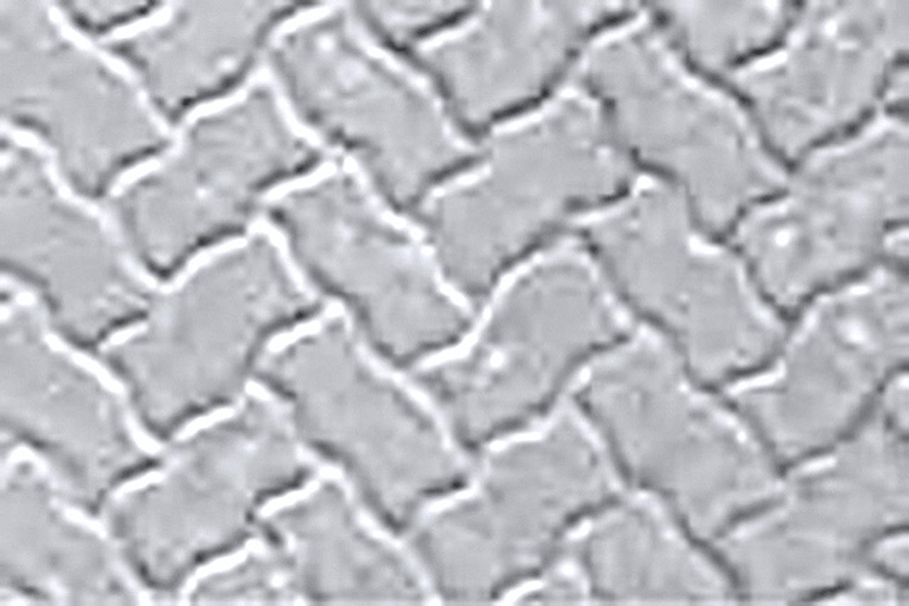 Patterned Plastic Sheet 2-Pack -- Interlocking Paving 7-1/2  x 12&quot;  19.1 x 30.5cm