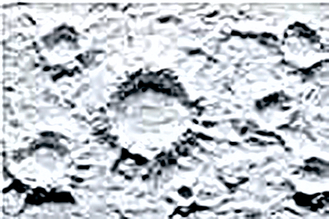 Patterned Plastic Sheet 2-Pack -- Large Moon & War/Bomb Craters 7-1/2  x 12&quot;  19.1 x 30.5cm