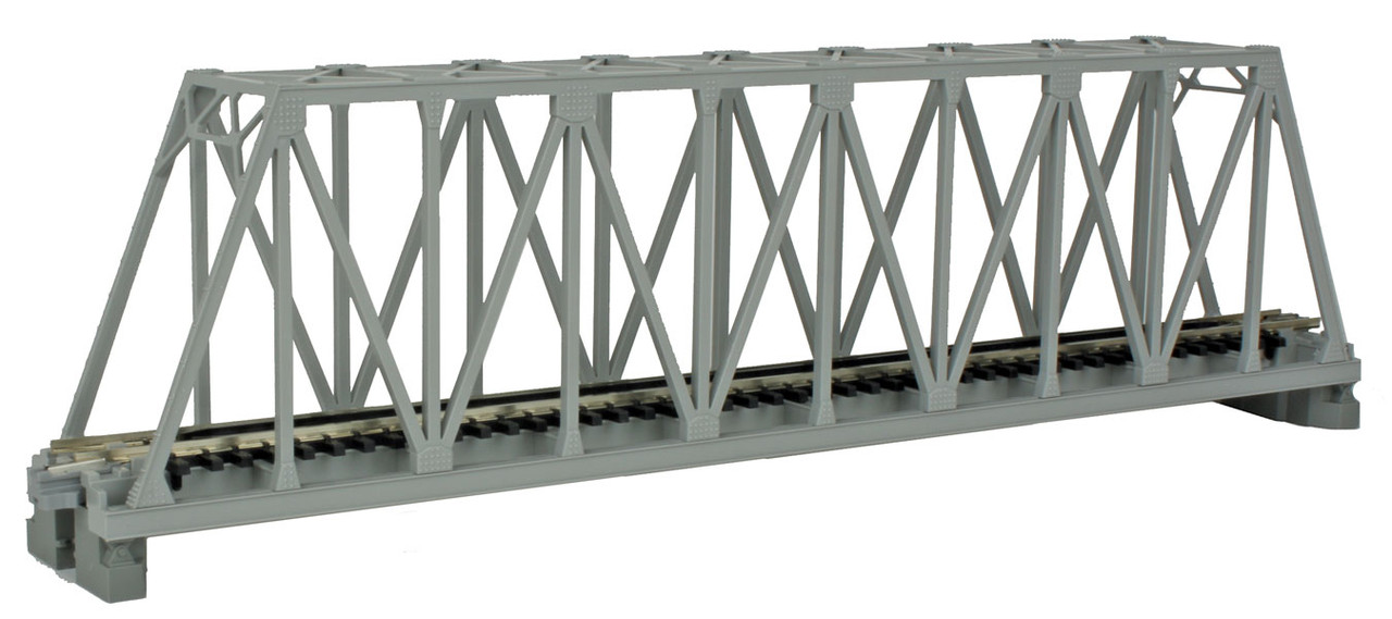 Single-Truss Bridge - 248mm  9-3/4&quot; -- Gray