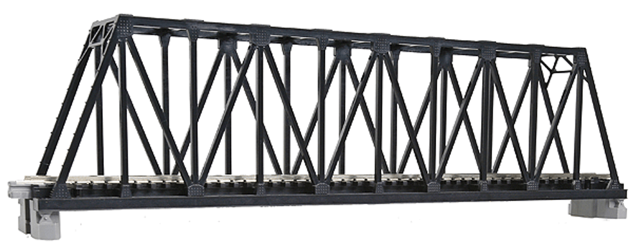 Single Truss Bridge - 248mm  9-3/4&quot; -- Black