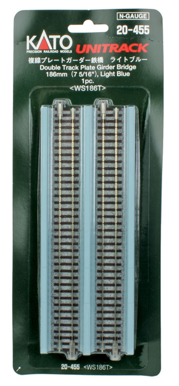 Double-Track Plate Girder Bridge -- 7-13/32&quot;  186mm (Light Blue)