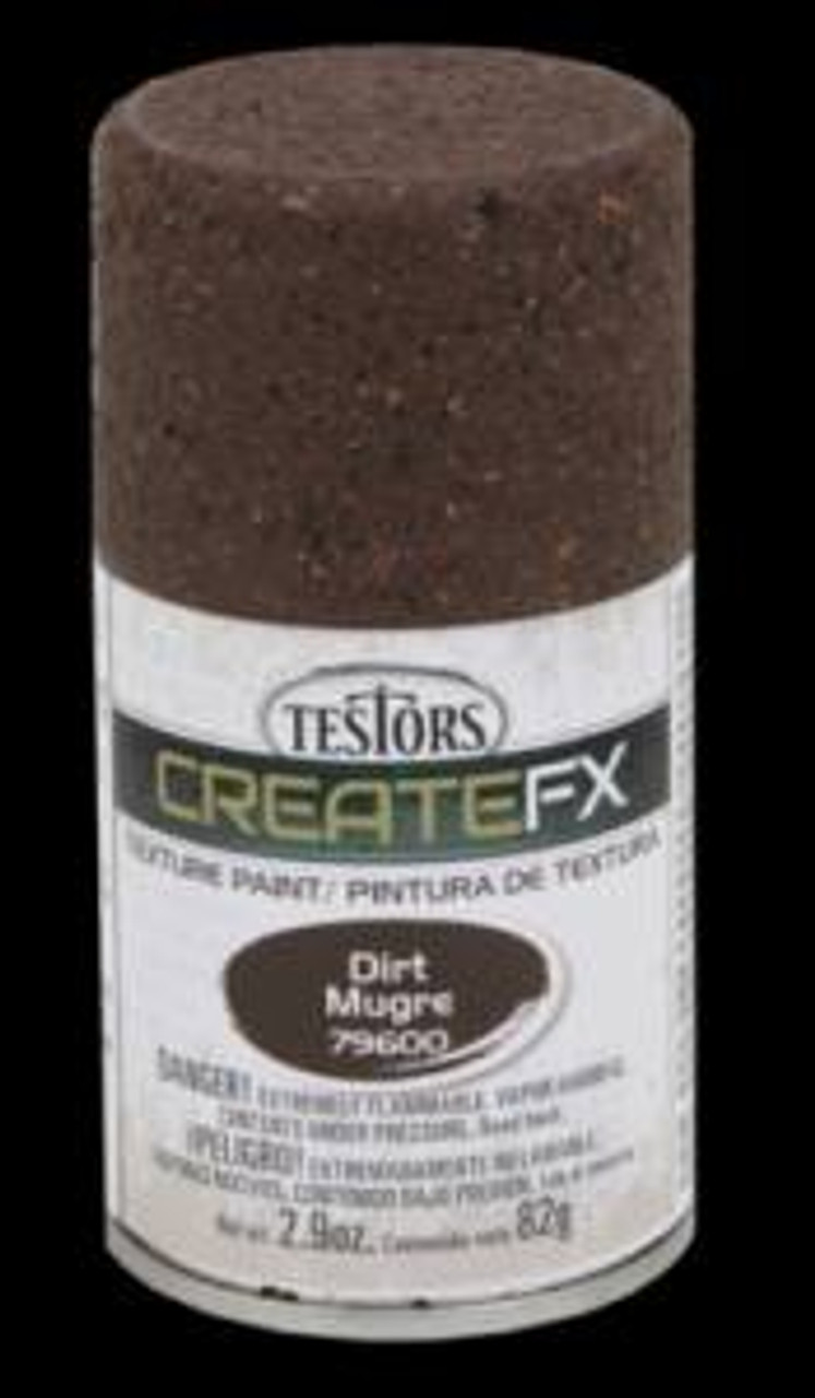 CreateFX(R) Enamel Textured Spray Cans - 2.9oz  85.8mL - English/Spanish Label -- Dirt