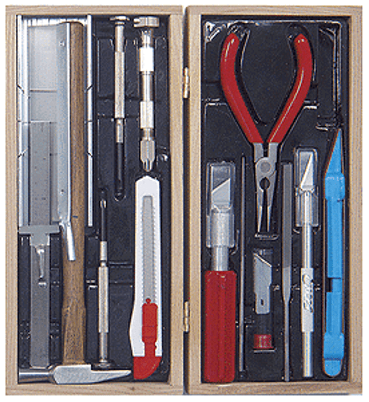 Deluxe Railroad Tool Set with Wooden Storage Box