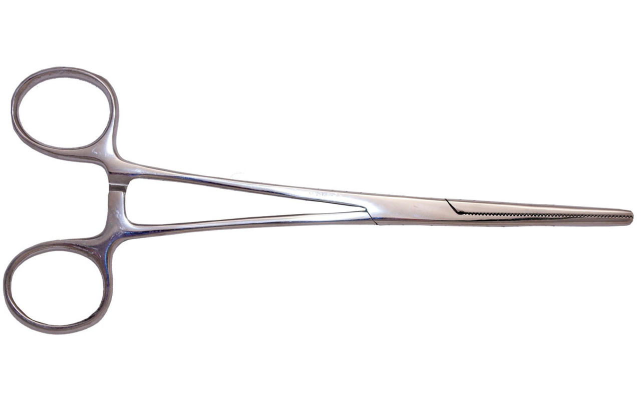 Stainless Steel Hemostat -- 7-1/2&quot; Straight Nose