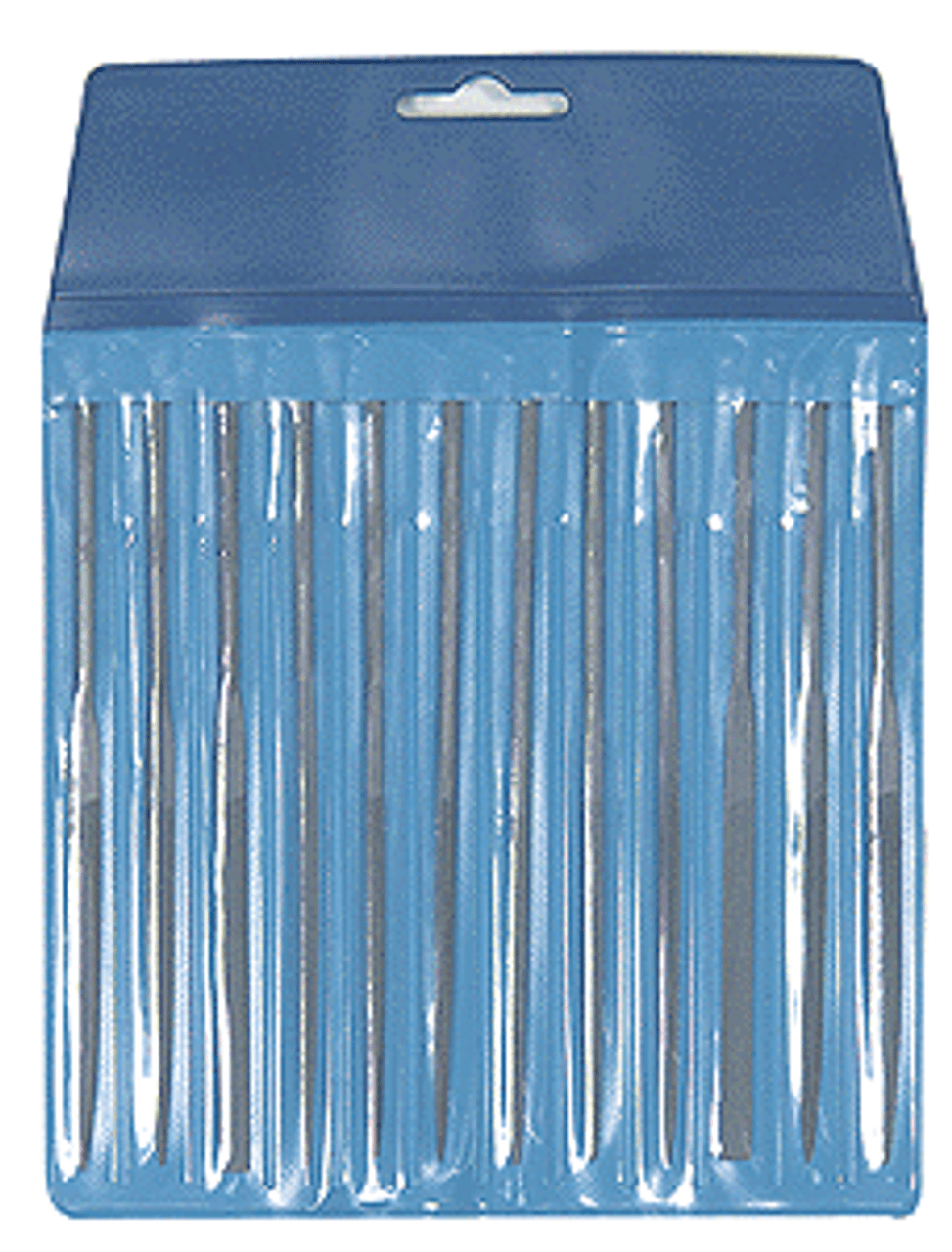 Needle File Set -- 12 Assorted Files, 5-1/2&quot; Long
