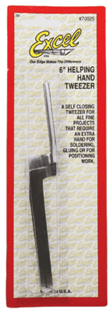 6&quot; Helping Hand Tweezer -- Carded