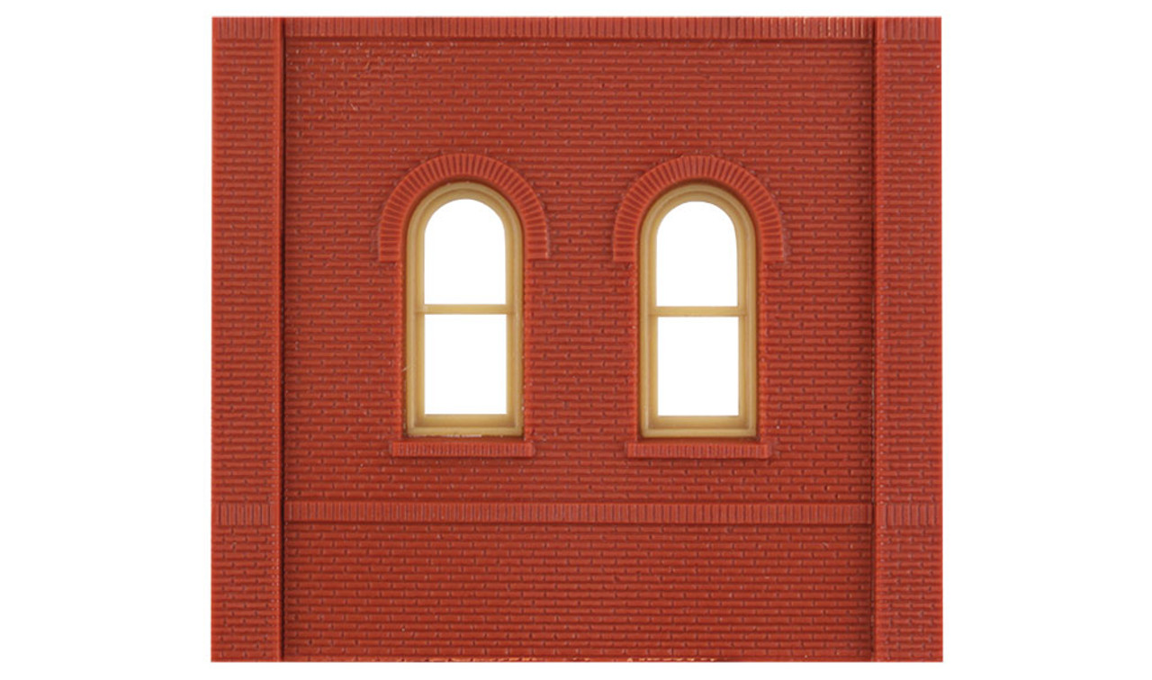 Modular Building System(TM) -- Dock Level Wall Sections w/Arched Windows - Kit