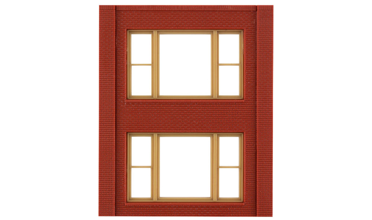 Modular Building System(TM) -- Two-Story Wall Sections w/2 20th Century Windows - Kit