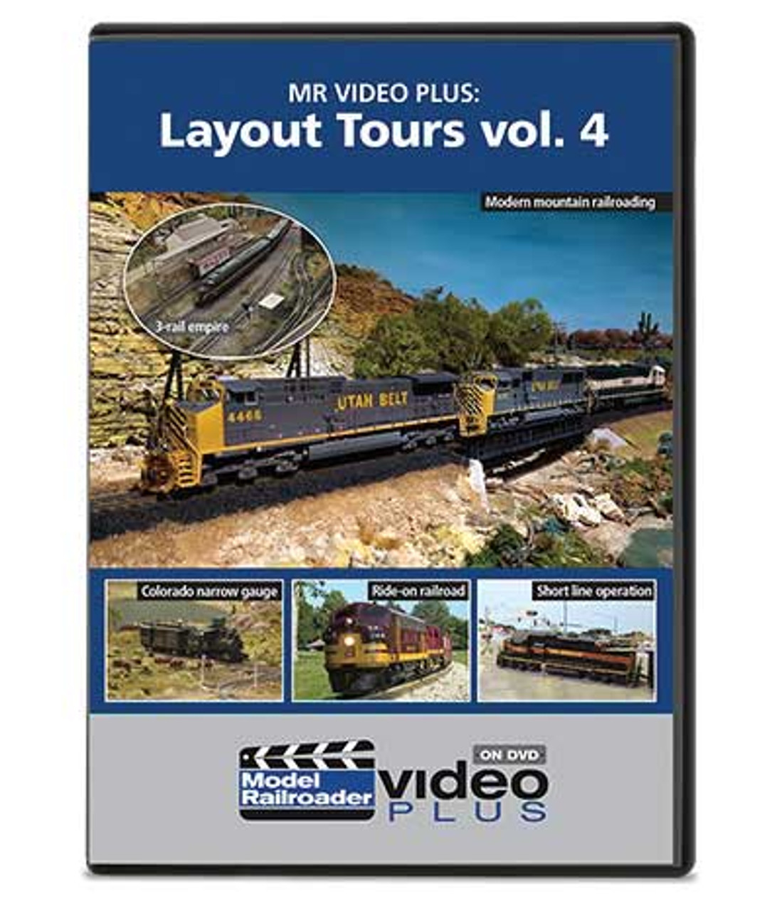 Layout Tours - Model Railroader Video Plus DVD -- Volume 4, 1 hour 15 minutes