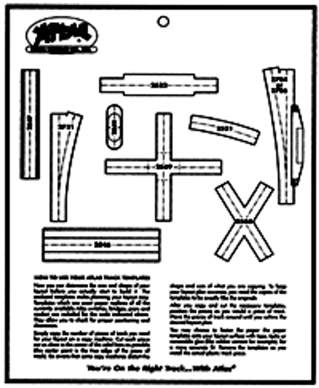 Track Planning Template Set