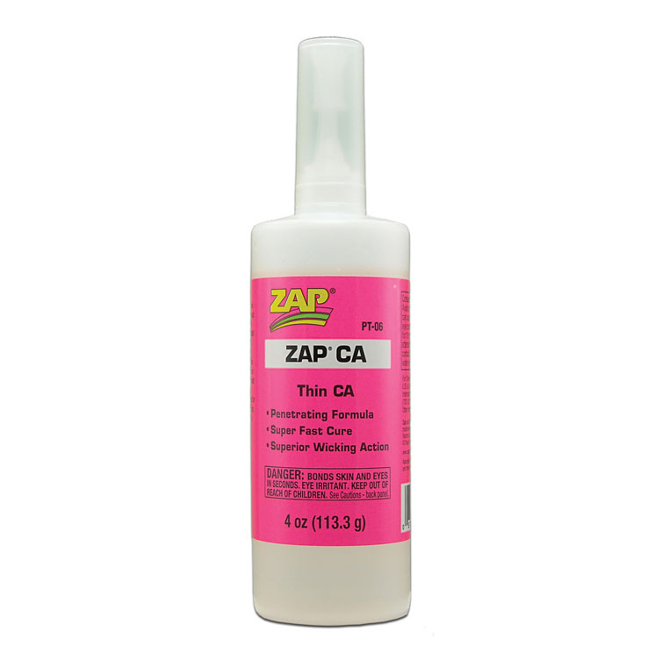ZAP/CA Super-Thin Instant Adhesive -- 4oz  118mL