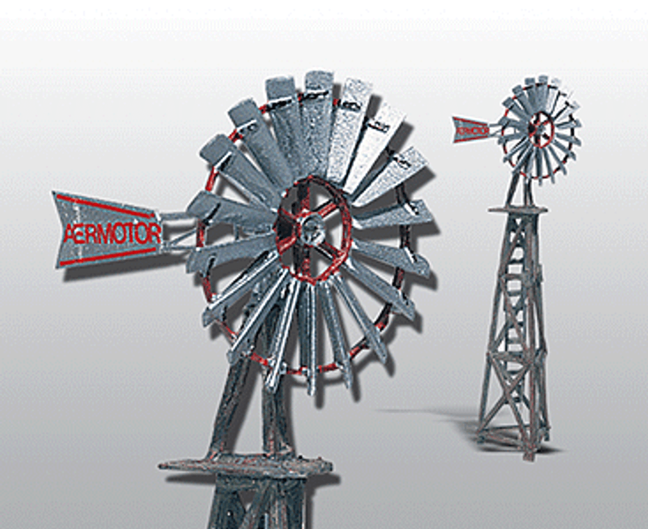 Aermotor Windmill - Scenic Details(R) -- Metal Kit - Unpainted
