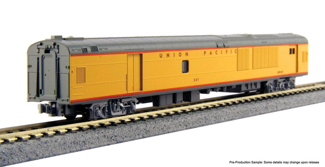 Union Pacific Excursion Train 7-Car Set - Ready to Run -- Union Pacific (Armour Yellow, gray red)