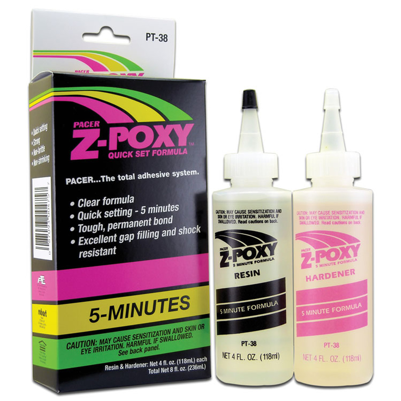 Z-POXY Zap 5-Minute Epoxy -- 8oz  227mL
