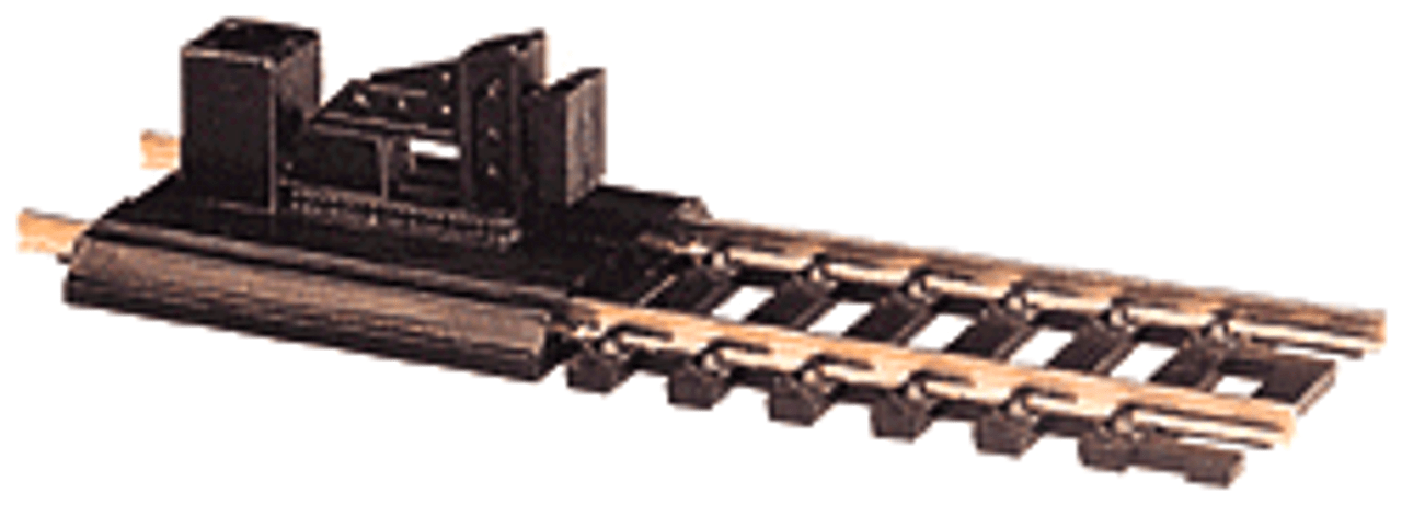 Bumper -- Code 100 Nickel-Silver Rail, Black Ties