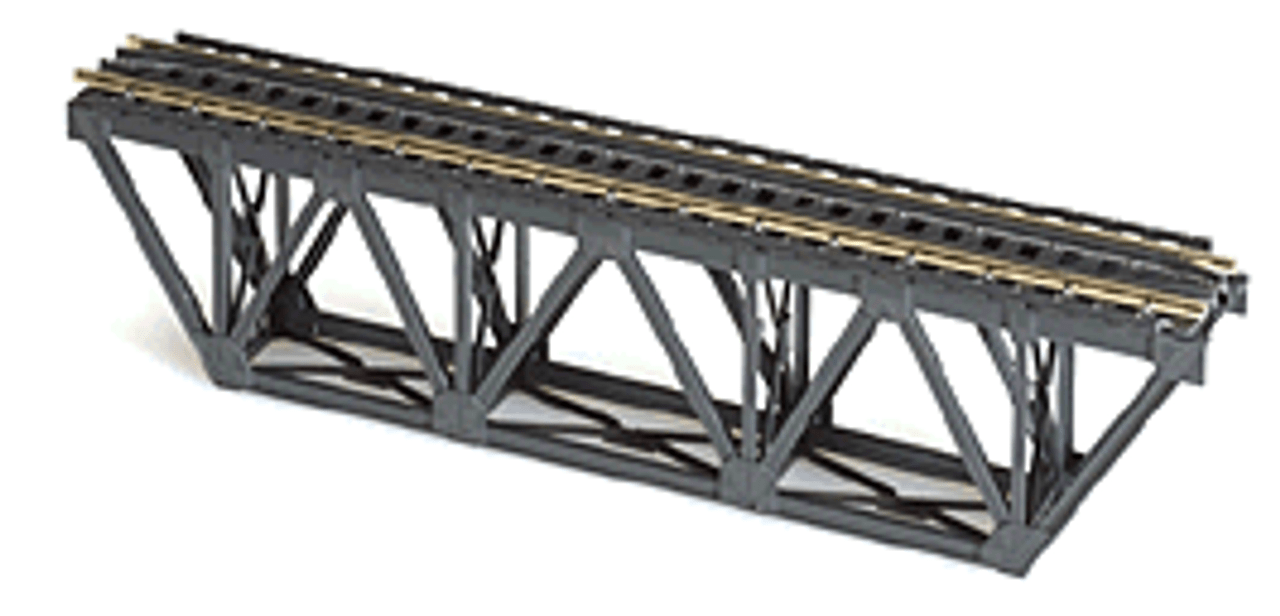 65' Deck Truss Bridge - Kit -- Nickel-Silver - 9&quot;  22.9cm