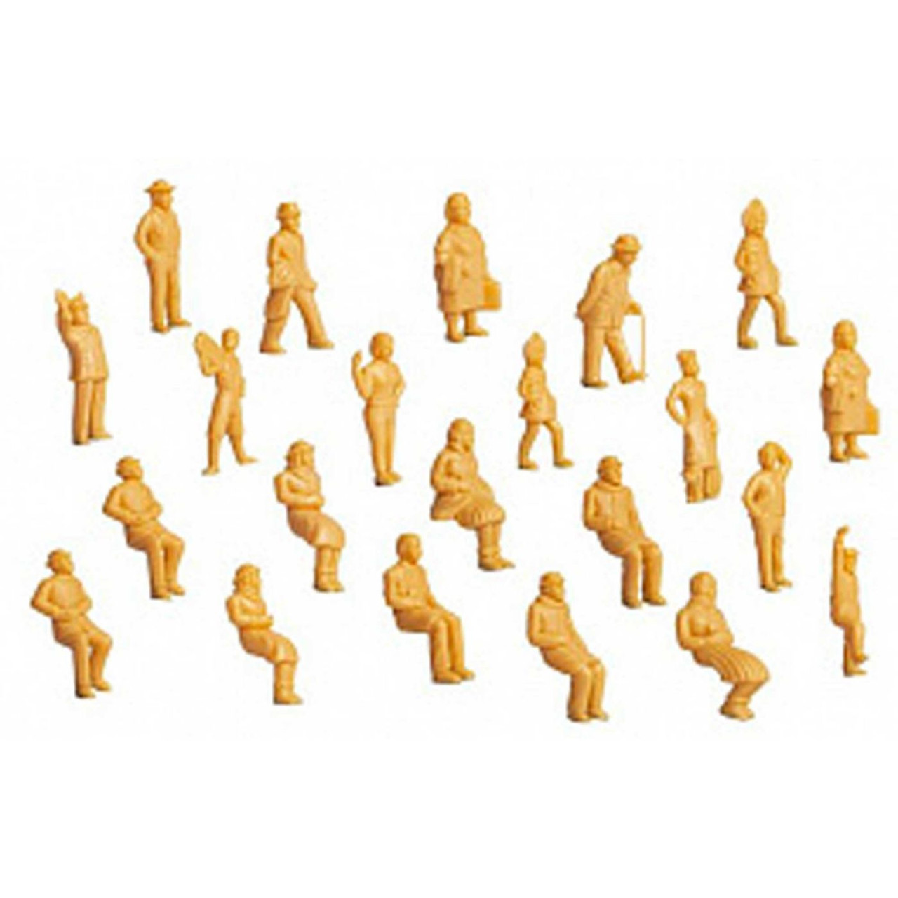 Unpainted Figures 36-Pack