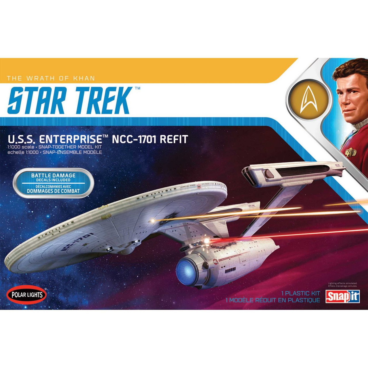 1/1000 Star Trek USS Enterprise Refit Wrath Khan