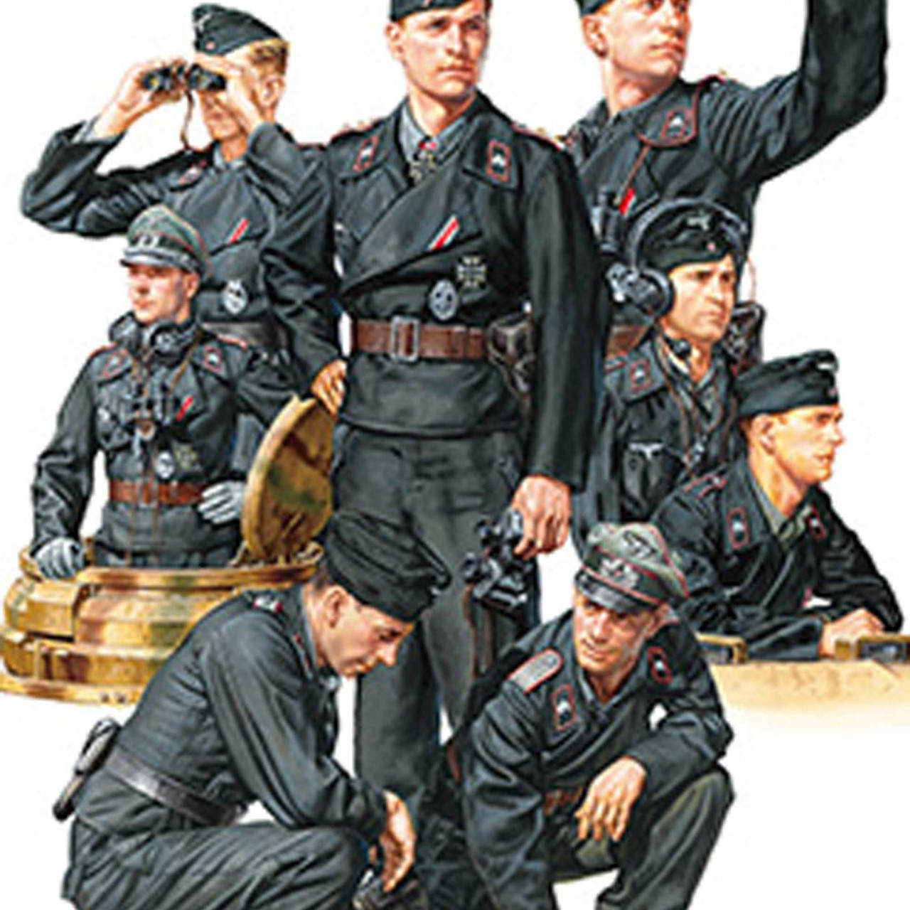 1/35 Wehrmacht Tank Crew Set