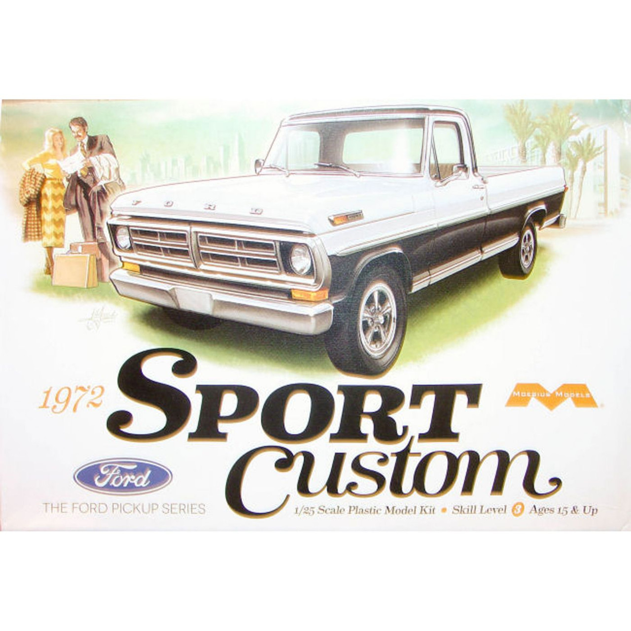 1/25 1972 Ford Sport Custom Pickup Truck