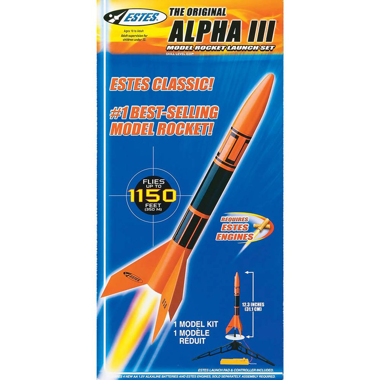 Alpha III Launch Set E2X Easy-to-Assemble