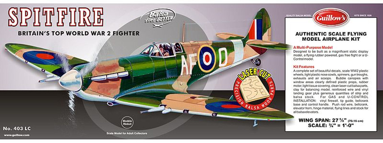 Supermarine Spitfire Laser Cut