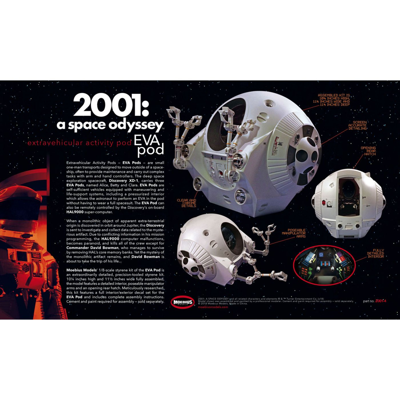 1/8 2001 Space Odyssey EVA Pod