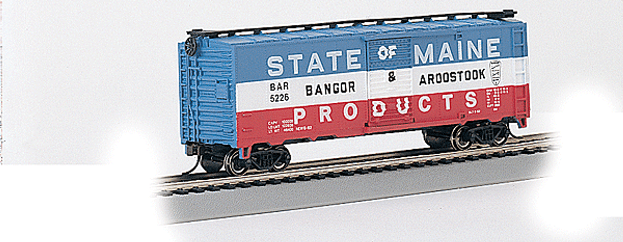 Pullman-Standard 40' Steel Boxcar - Ready to Run - Silver Series(R) -- Bangor & Aroostook