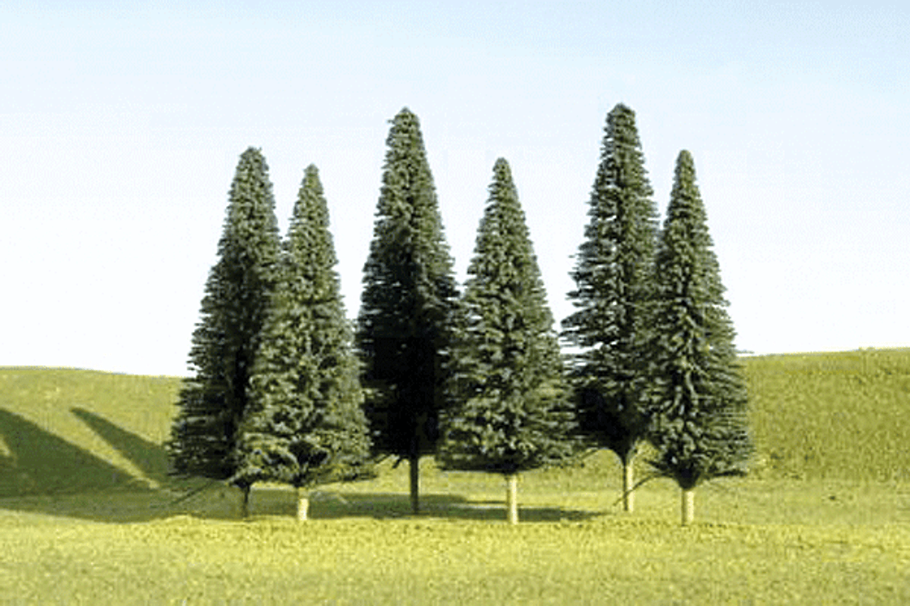 SceneScapes(TM) Layout-Ready Trees -- Pine Trees 3-4&quot; pkg(9)