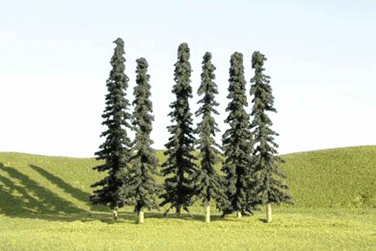 SceneScapes(TM) Layout-Ready Trees -- Conifer Trees 3-4&quot; pkg(9)