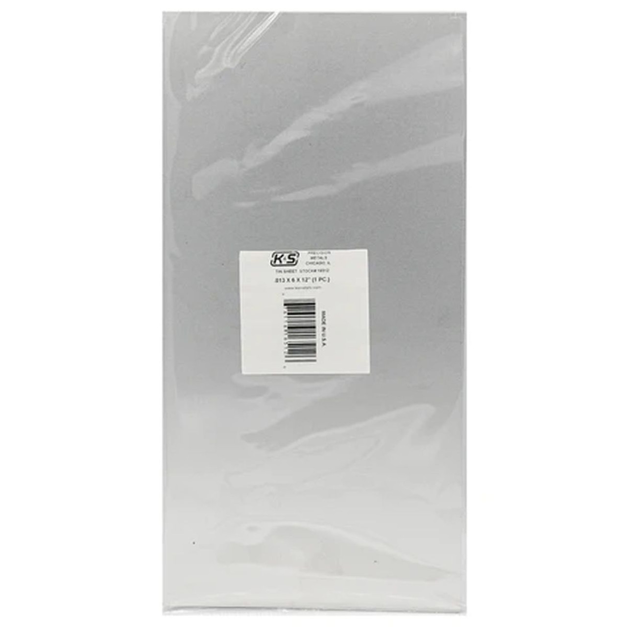 .013 TIN SHEET