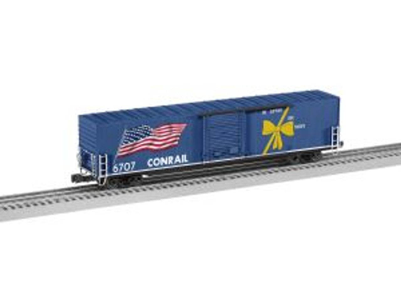 O Illuminated Flag Boxcar CR Veterans