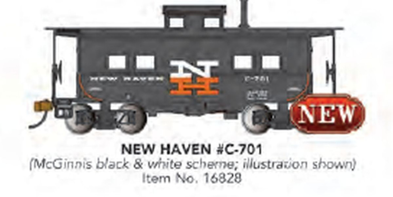 HO NE Steel Caboose NH #C-701 (McGinnis Scheme)