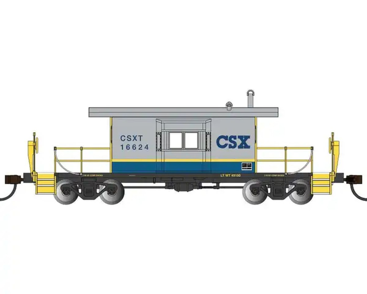 HO Transfer Caboose CSX #16624