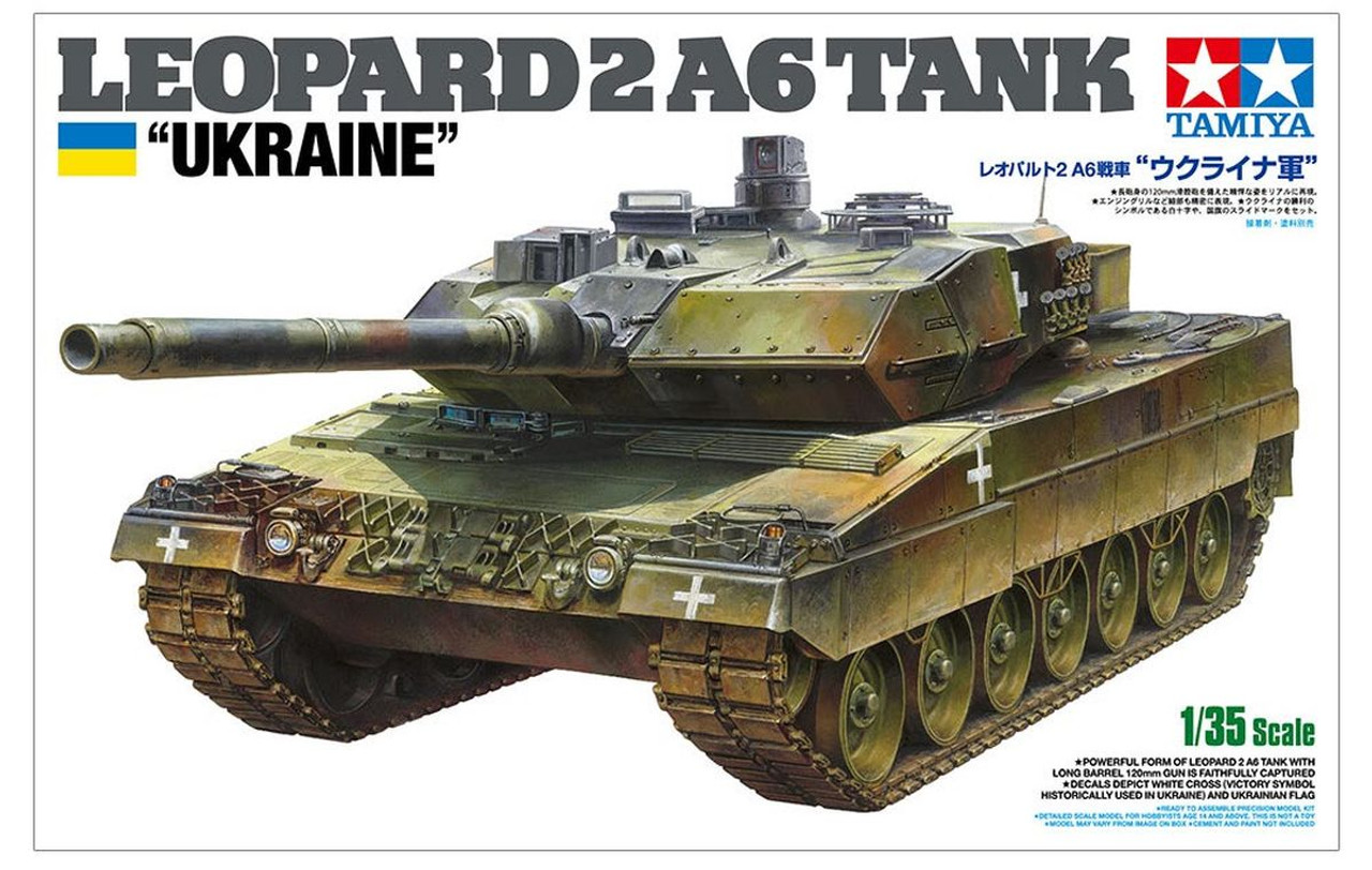 Leopard 2 A6  Tank Ukraine Limited Edition