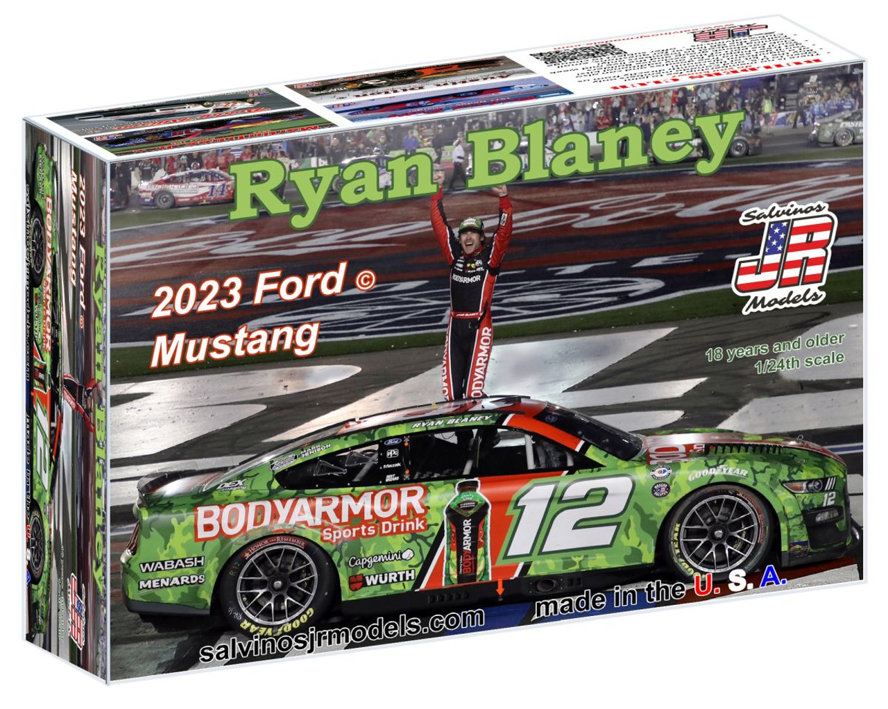 Team Penske 2023 Ryan Blaney Ford Mustang 600 Winner