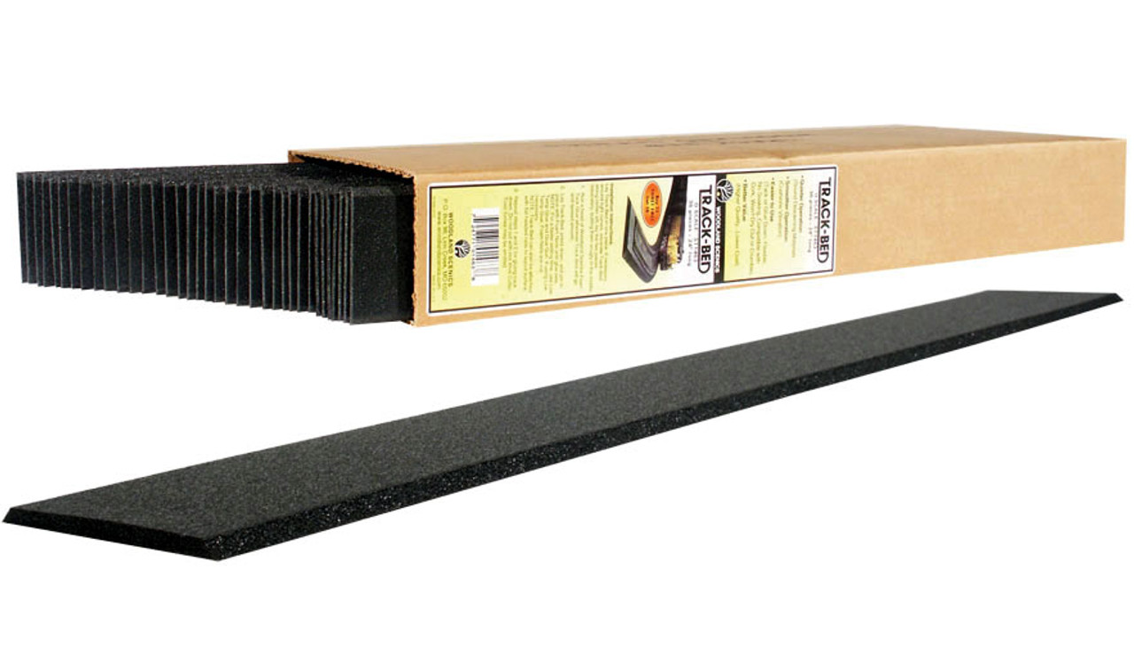 Track-Bed Roadbed Material -- 3/16&quot; x 2'  5mm x .6m pkg(36)