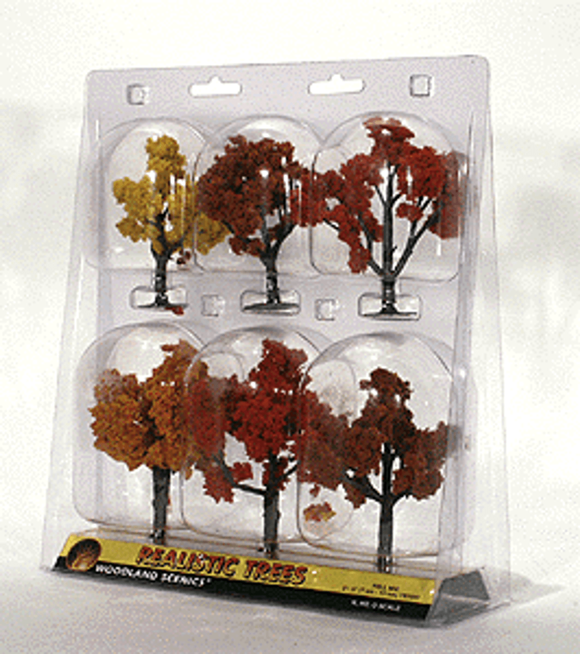 Ready Made Realistic Trees(TM) - Deciduous - Fall Mix -- 3 to 5&quot;  7.6 to 12.7cm pkg(6)