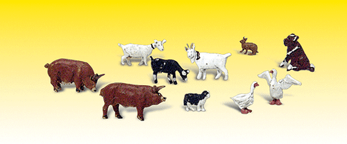 Scenic Accents(R) Figures -- Barnyard Animals pkg(10)